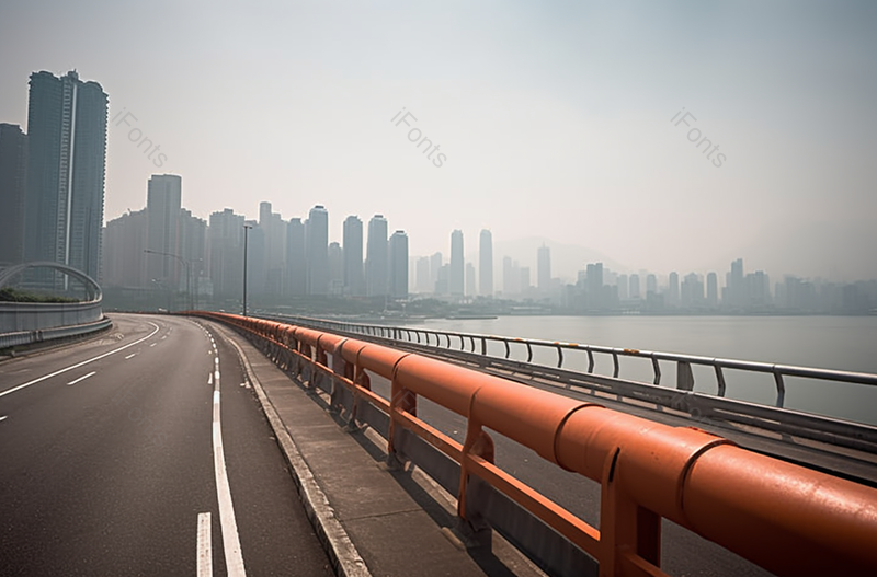 高架道路与城市建筑跨河大桥摄影图,高清,摄影图,摄影图片,图片大全,摄影图免费下载